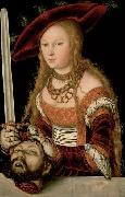 Lucas  Cranach Judith with the head of Holofernes painting